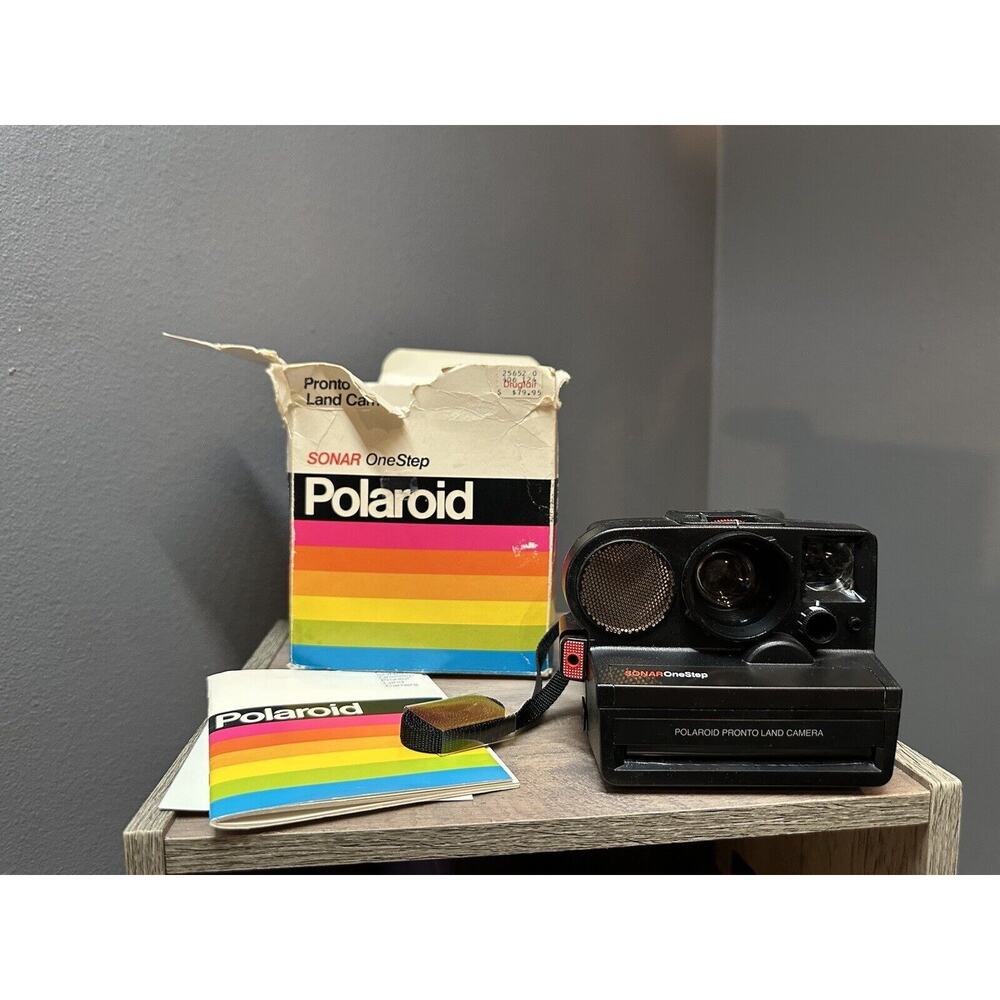 Polaroid Sonar OneStep Pronto Land Instant‎ Camera Vintage
